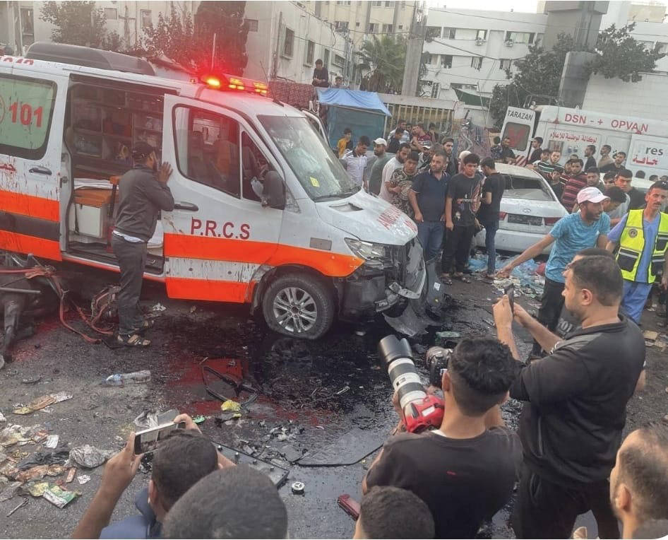 Healthcare workers responding in Gaza